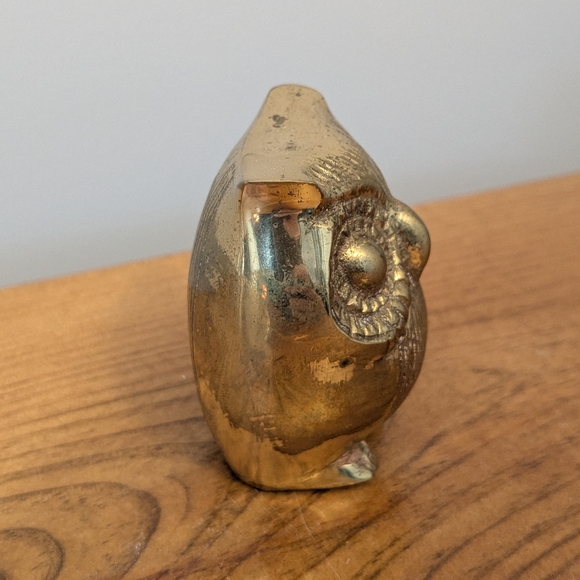 Vintage Brass Owl Figurine 🦉 - Picture 7 of 13